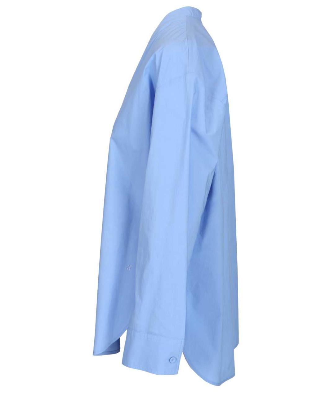 FORTE FORTE Голубая хлопковая рубашка, фото 3