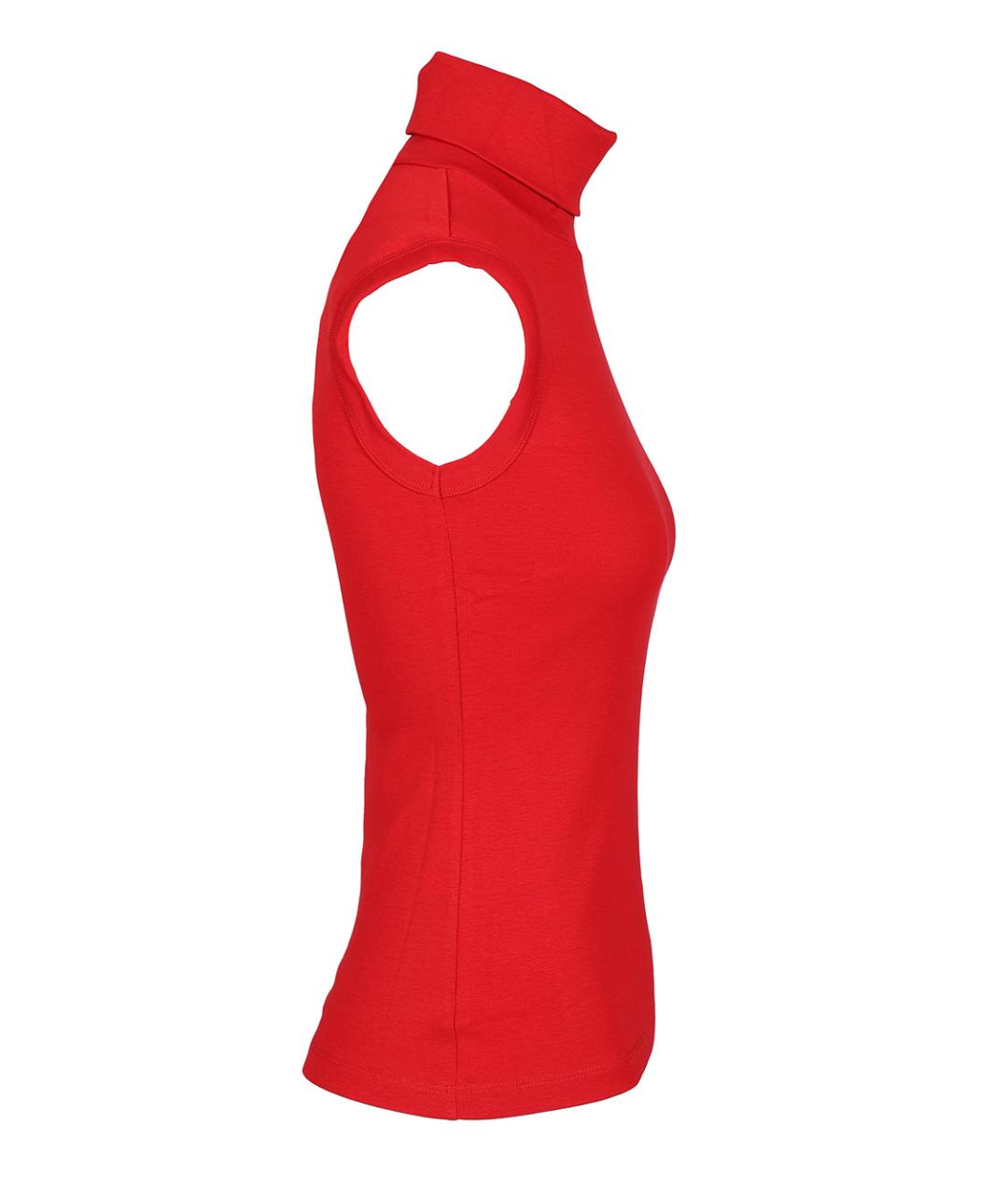 FLORE FLORE Красная хлопковая майка, фото 3