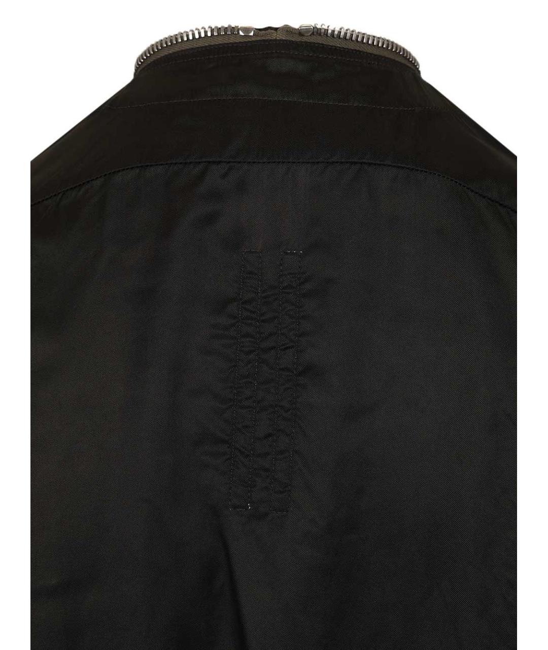 RICK OWENS Черная вискозная куртка, фото 6