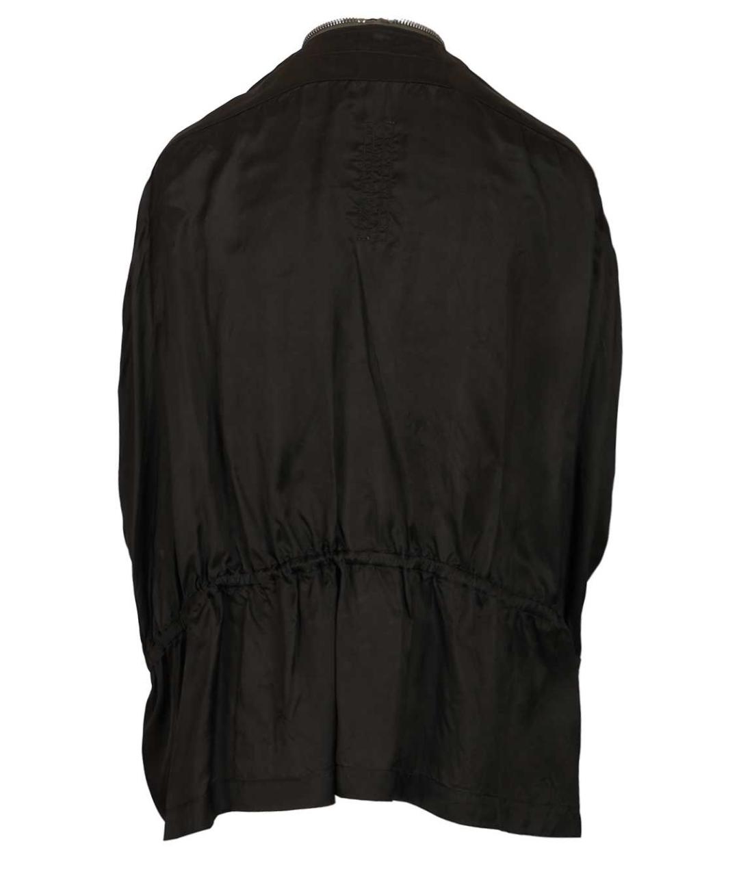 RICK OWENS Черная вискозная куртка, фото 2
