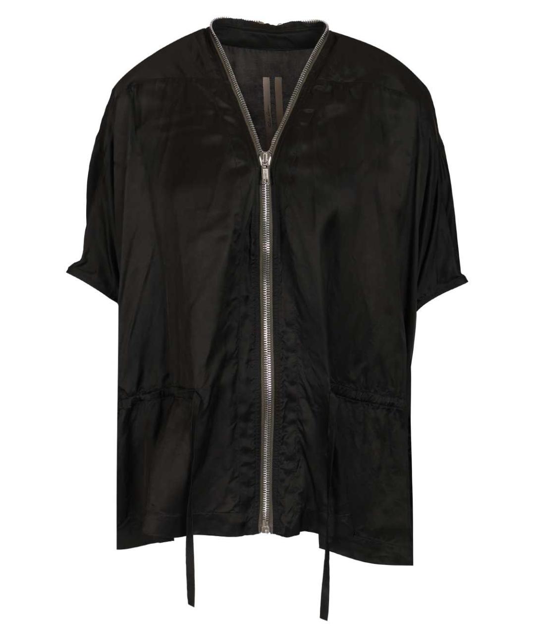 RICK OWENS Черная вискозная куртка, фото 1