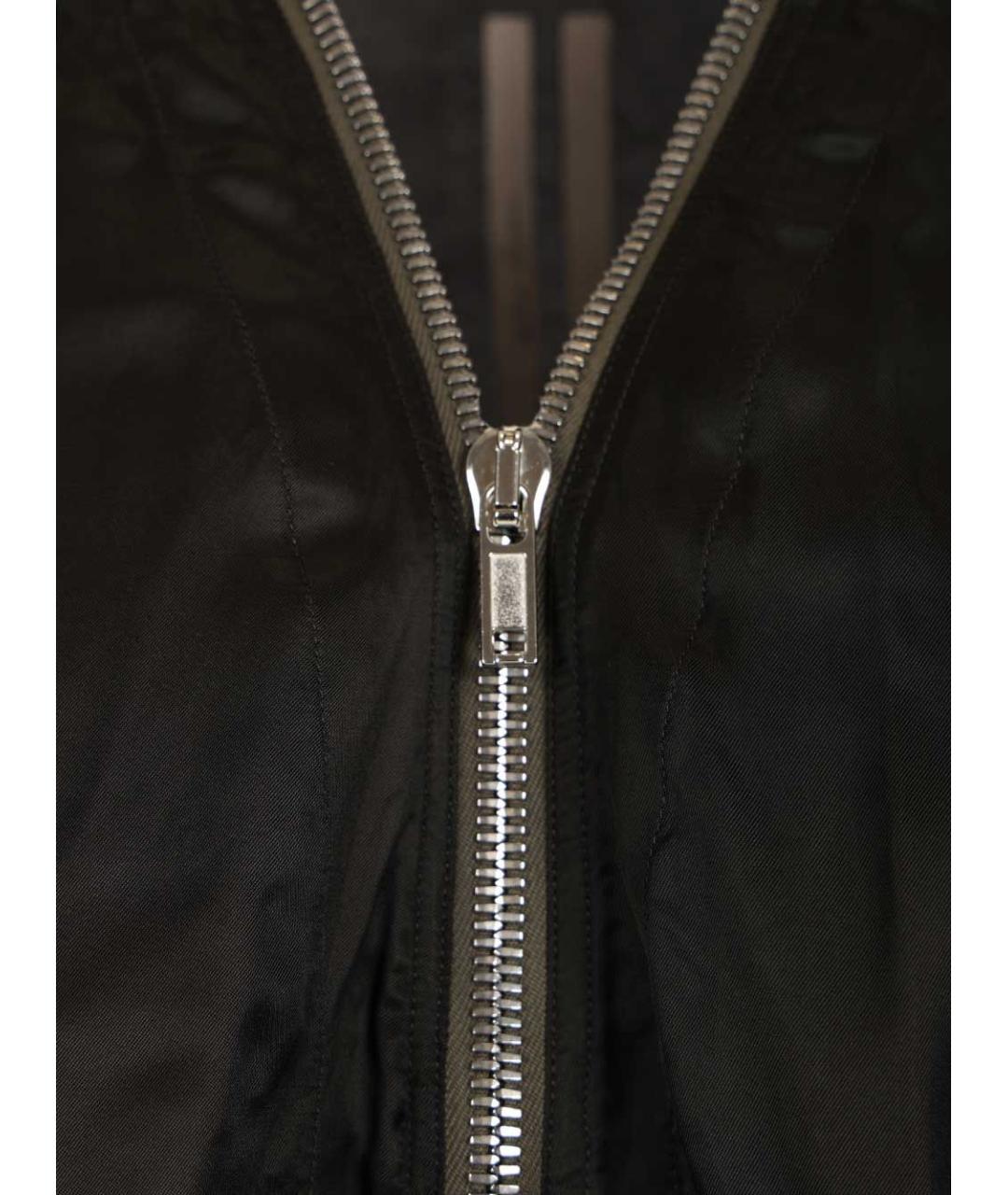 RICK OWENS Черная вискозная куртка, фото 4