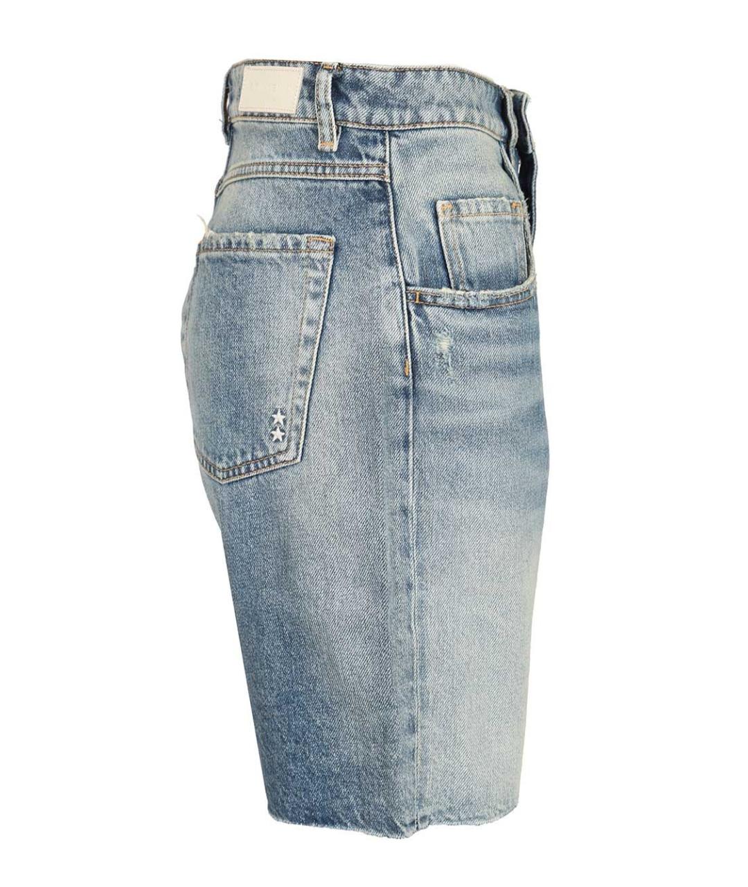 ICON DENIM Голубые хлопковые шорты, фото 3