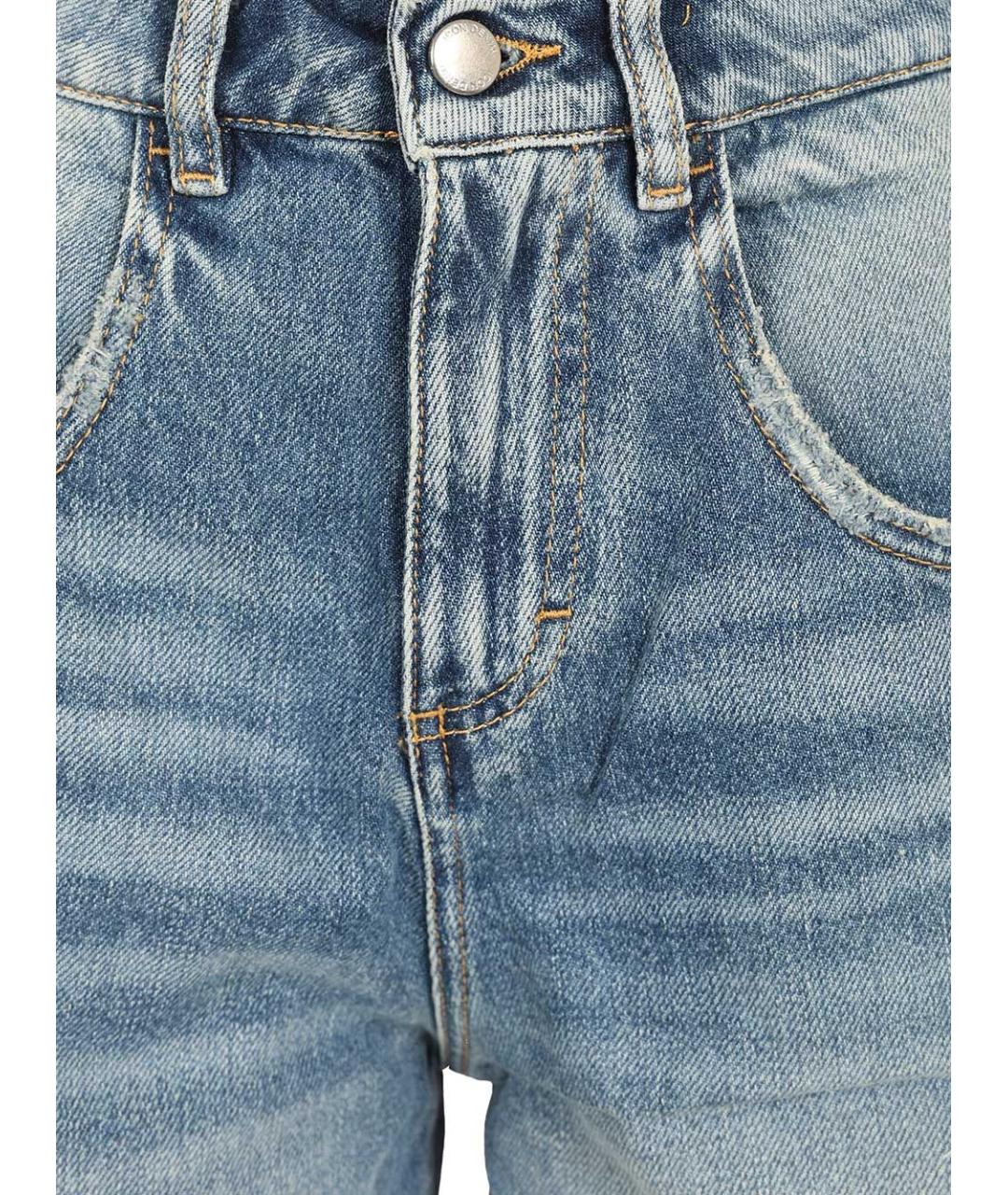 ICON DENIM Голубые хлопковые шорты, фото 4
