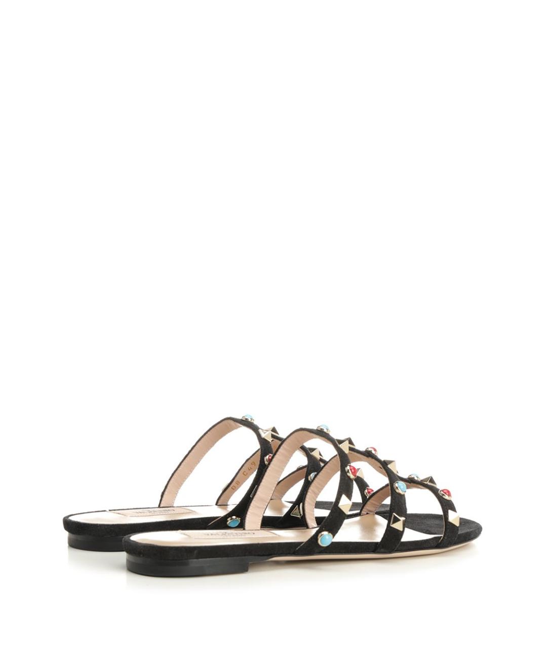 VALENTINO Черные замшевые сандалии, фото 3