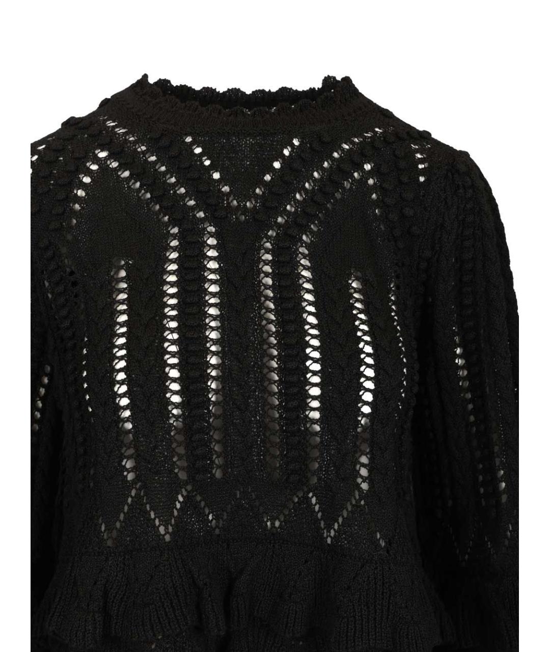 ISABEL MARANT ETOILE Черный хлопковый джемпер / свитер, фото 4