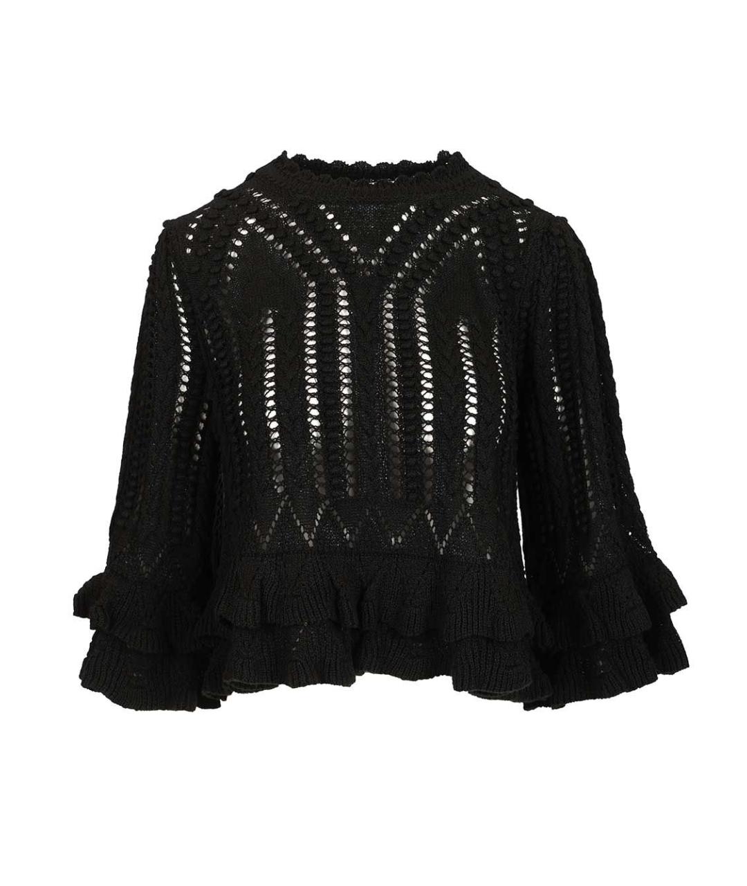 ISABEL MARANT ETOILE Черный хлопковый джемпер / свитер, фото 1