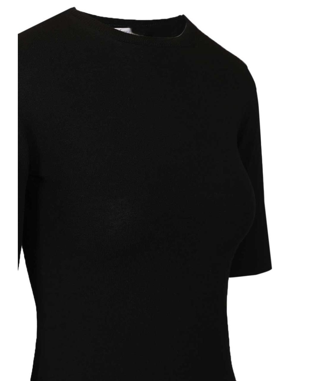 MAX MARA Черный вискозный джемпер / свитер, фото 5