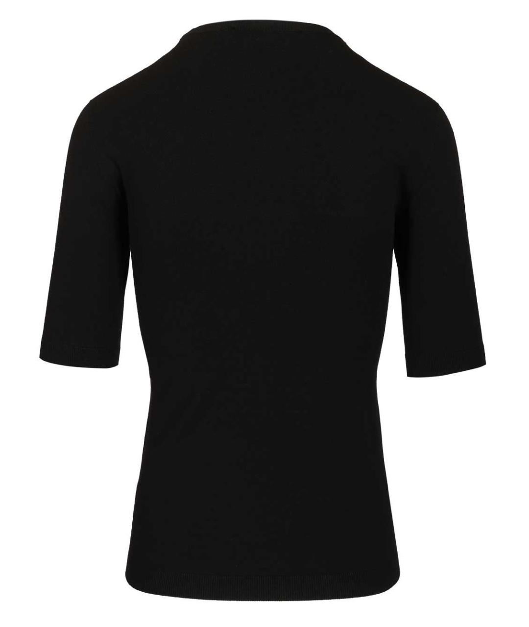 MAX MARA Черный вискозный джемпер / свитер, фото 2