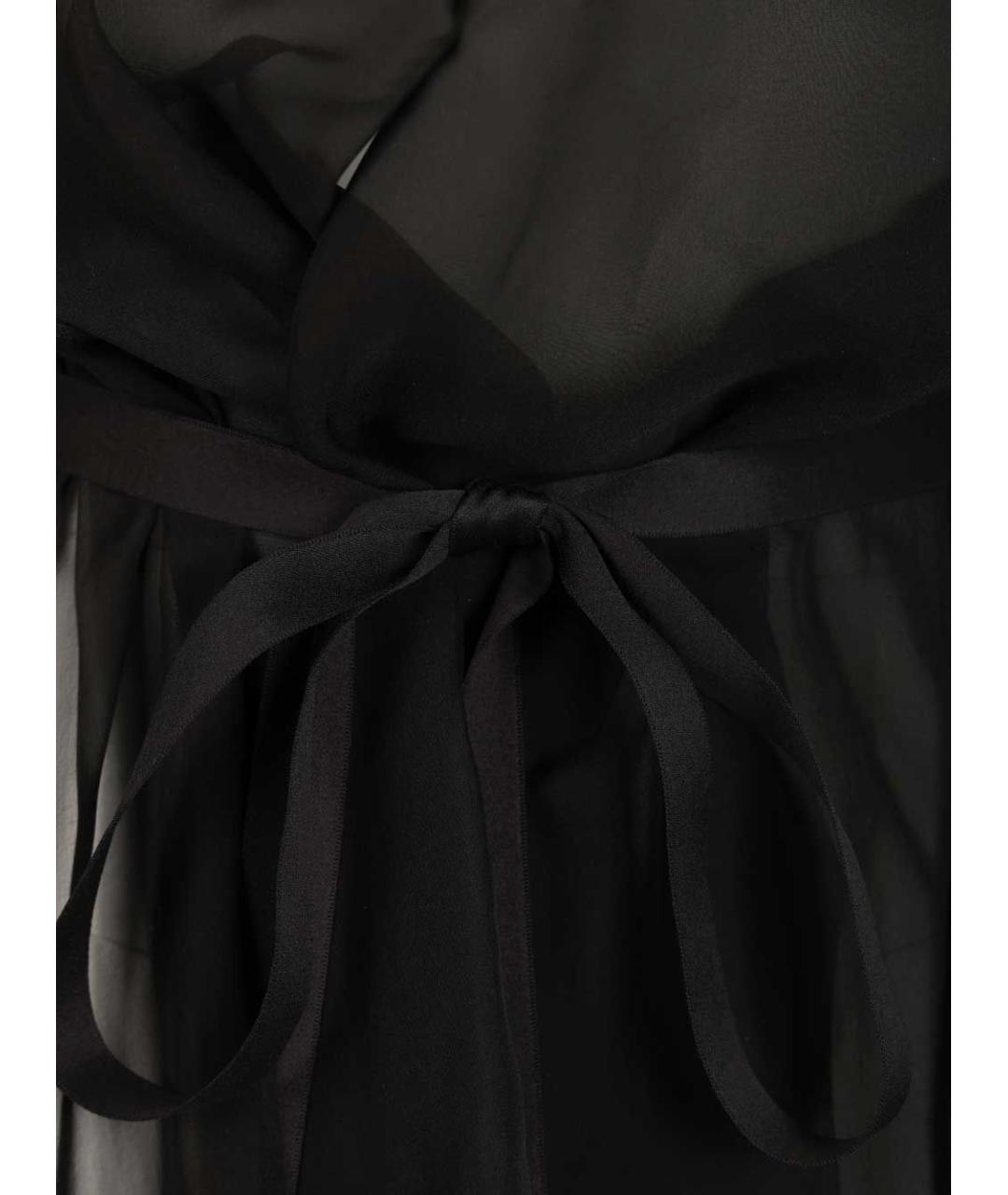 RICK OWENS Черная шелковая куртка, фото 4