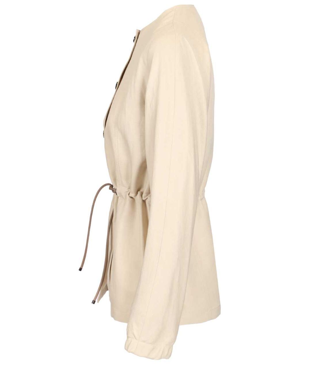 MAX MARA Бежевая льняная куртка, фото 3