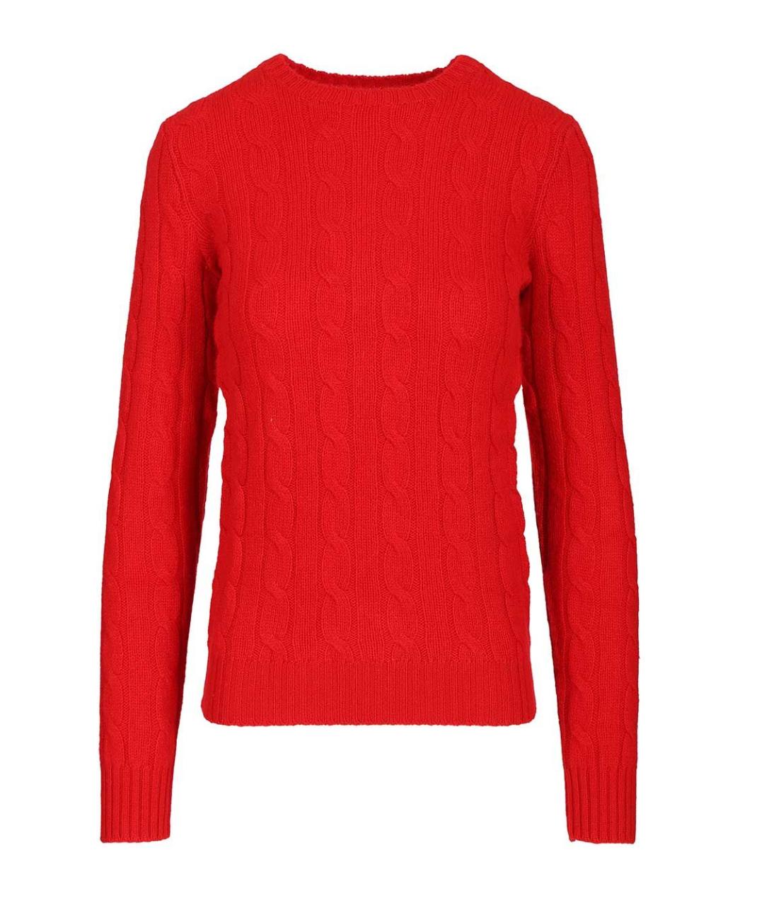 POLO RALPH LAUREN Красный кашемировый джемпер / свитер, фото 1