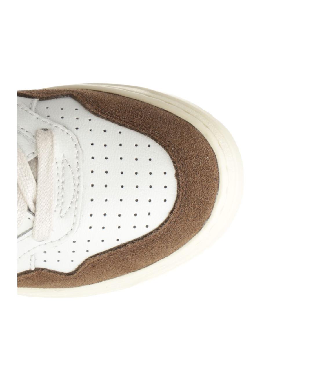 AUTRY Белые кожаные кроссовки, фото 4