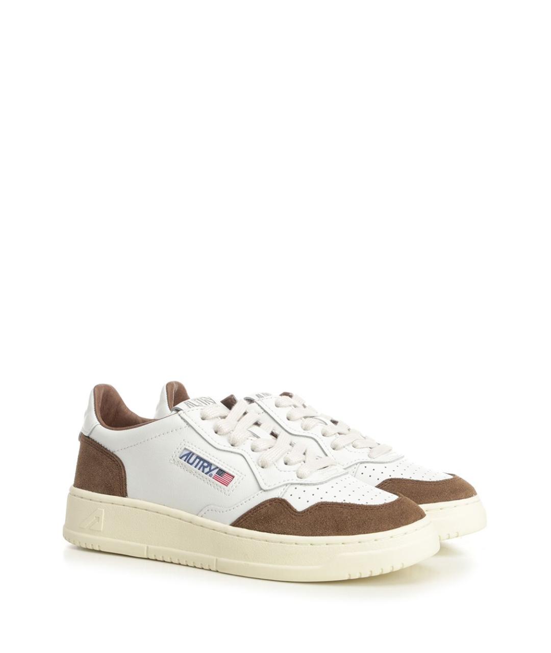 AUTRY Белые кожаные кроссовки, фото 2