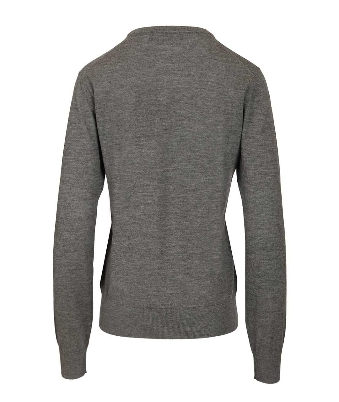 DOLCE&GABBANA Серый кашемировый джемпер / свитер, фото 2