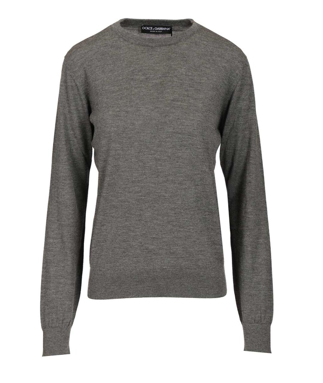 DOLCE&GABBANA Серый кашемировый джемпер / свитер, фото 1