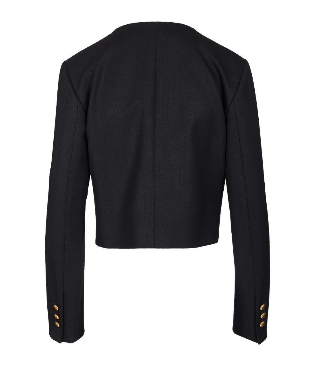 P.A.R.O.S.H. Темно-синий шерстяной жакет/пиджак, фото 2