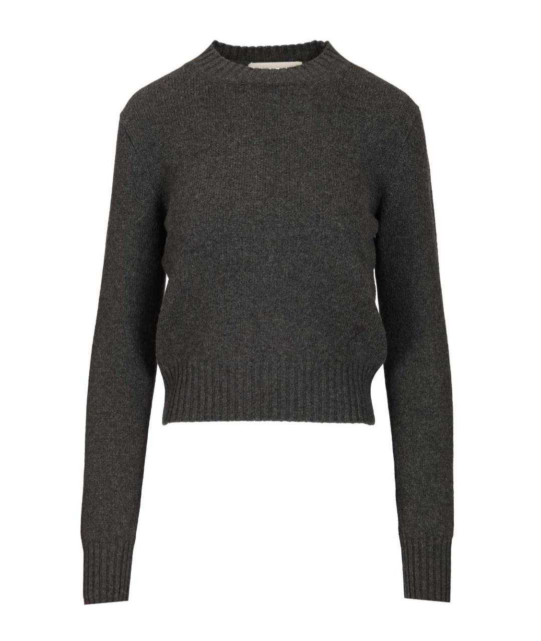 Ami Paris Черный кашемировый джемпер / свитер, фото 1