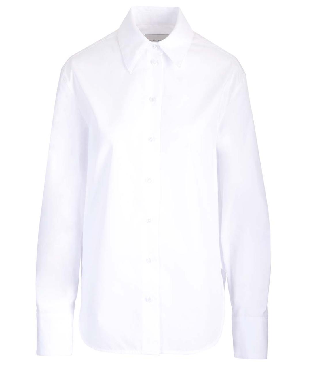 LOULOU STUDIO Белая хлопковая рубашка, фото 1