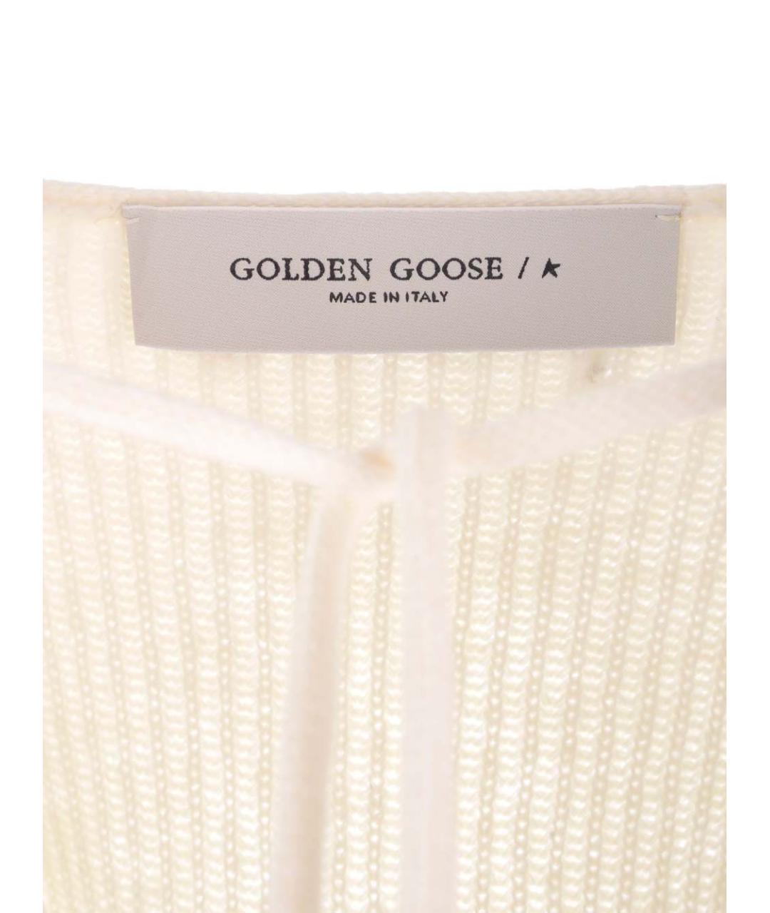 GOLDEN GOOSE DELUXE BRAND Белый шерстяной джемпер / свитер, фото 5