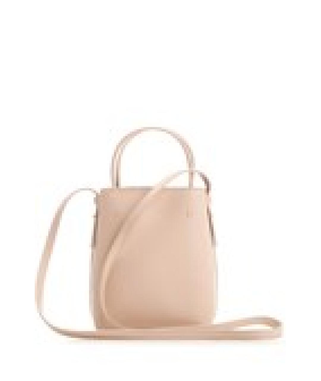 CHLOE Розовая кожаная сумка с короткими ручками, фото 4