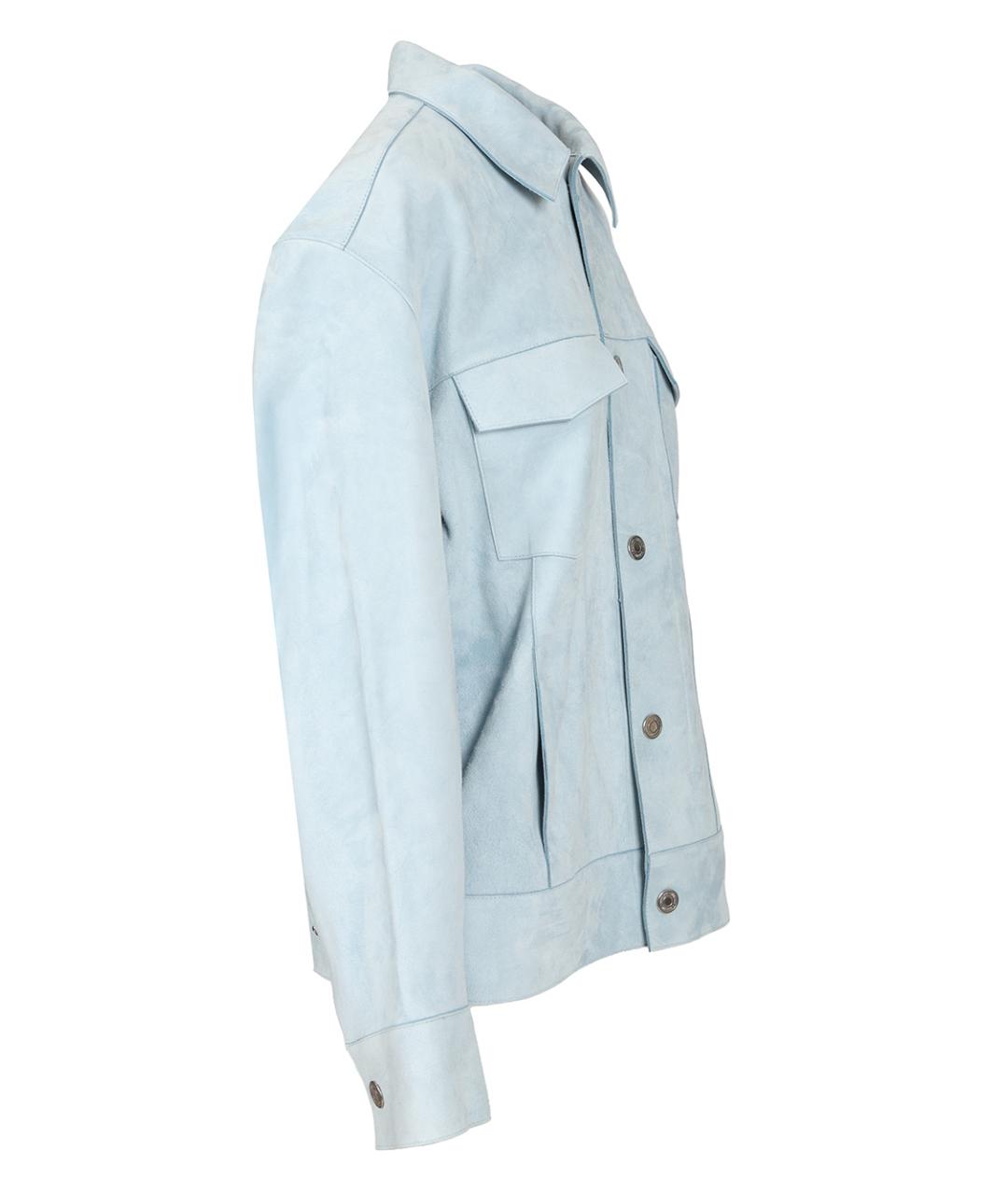 Ami Paris Голубая хлопковая куртка, фото 3