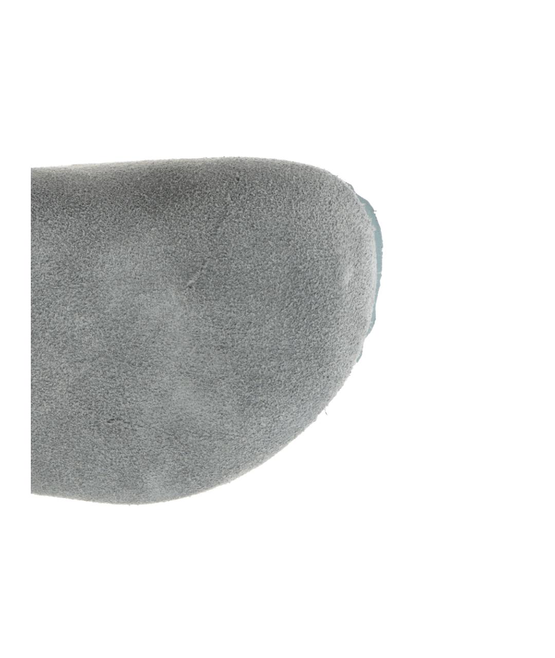 BIRKENSTOCK Голубые замшевые сандалии, фото 4