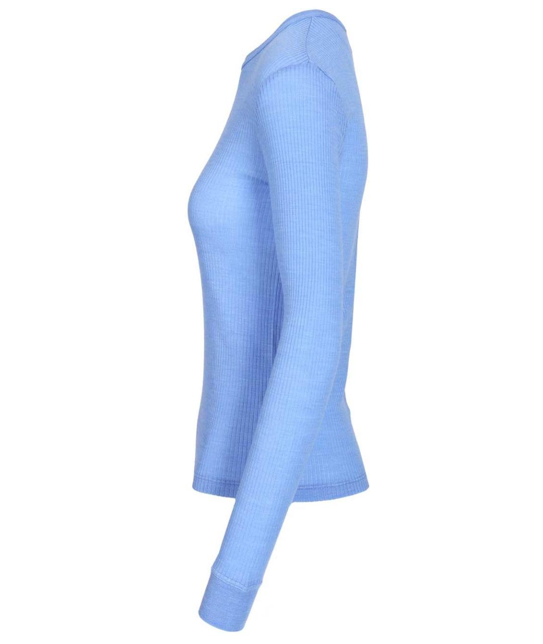 FORTE FORTE Голубой шерстяной джемпер / свитер, фото 3