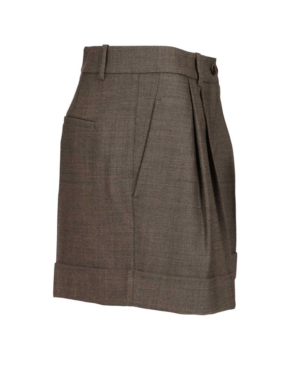 P.A.R.O.S.H. Серые полиэстеровые шорты, фото 3