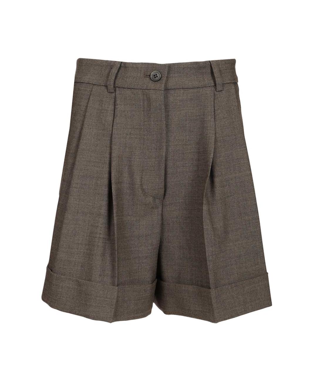 P.A.R.O.S.H. Серые полиэстеровые шорты, фото 1