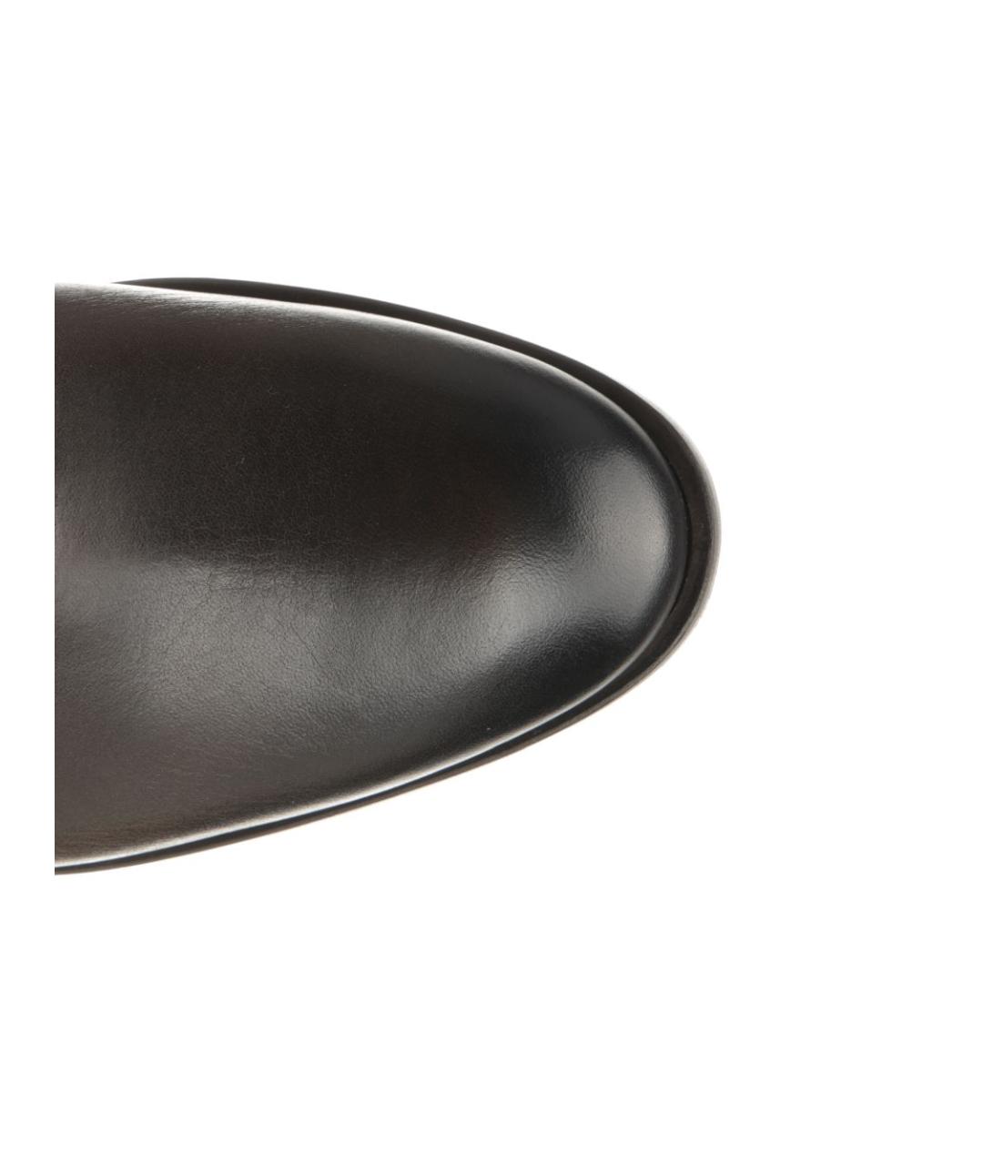 GOLDEN GOOSE DELUXE BRAND Коричневые кожаные сапоги, фото 4