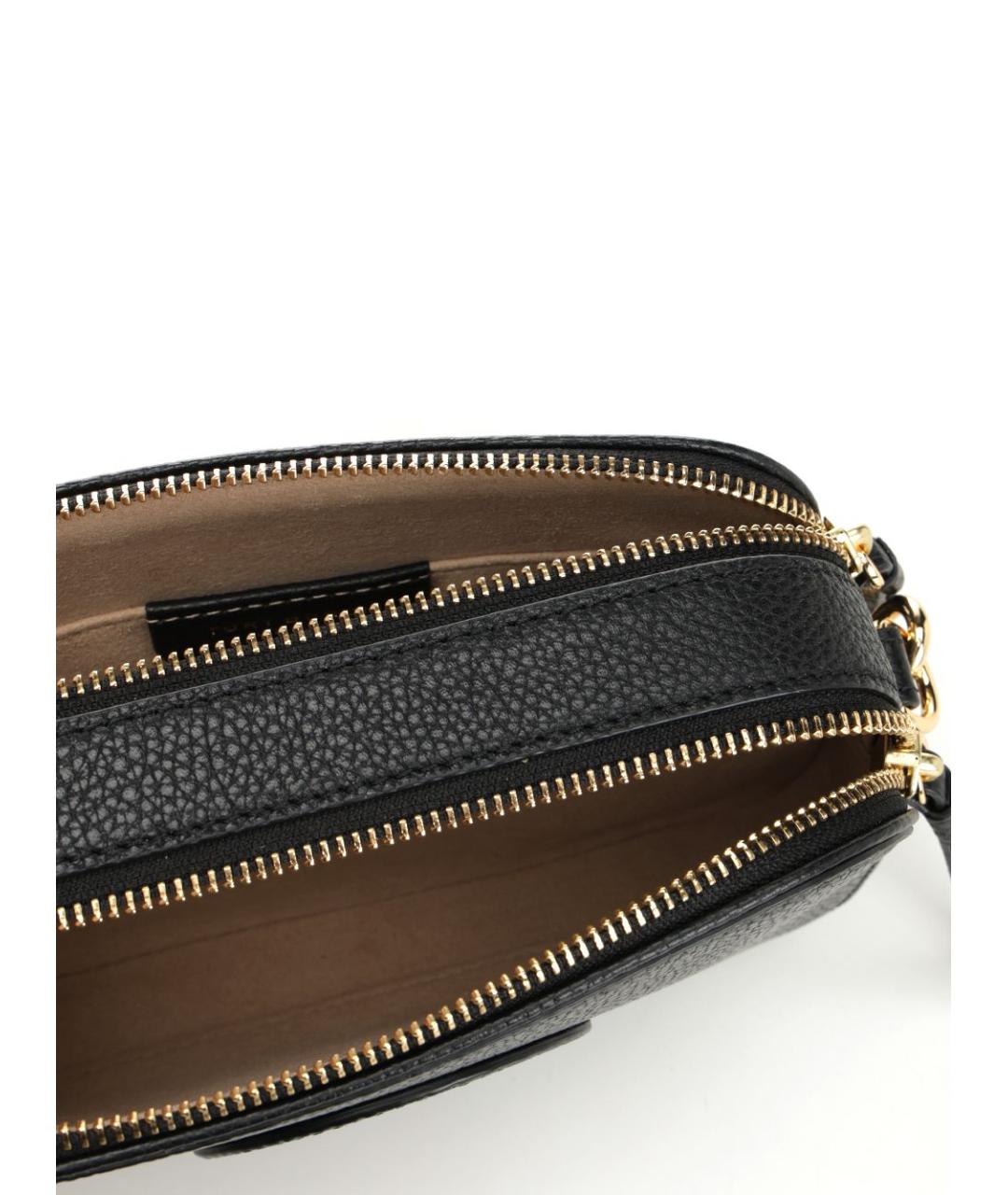 TORY BURCH Черная кожаная сумка через плечо, фото 4