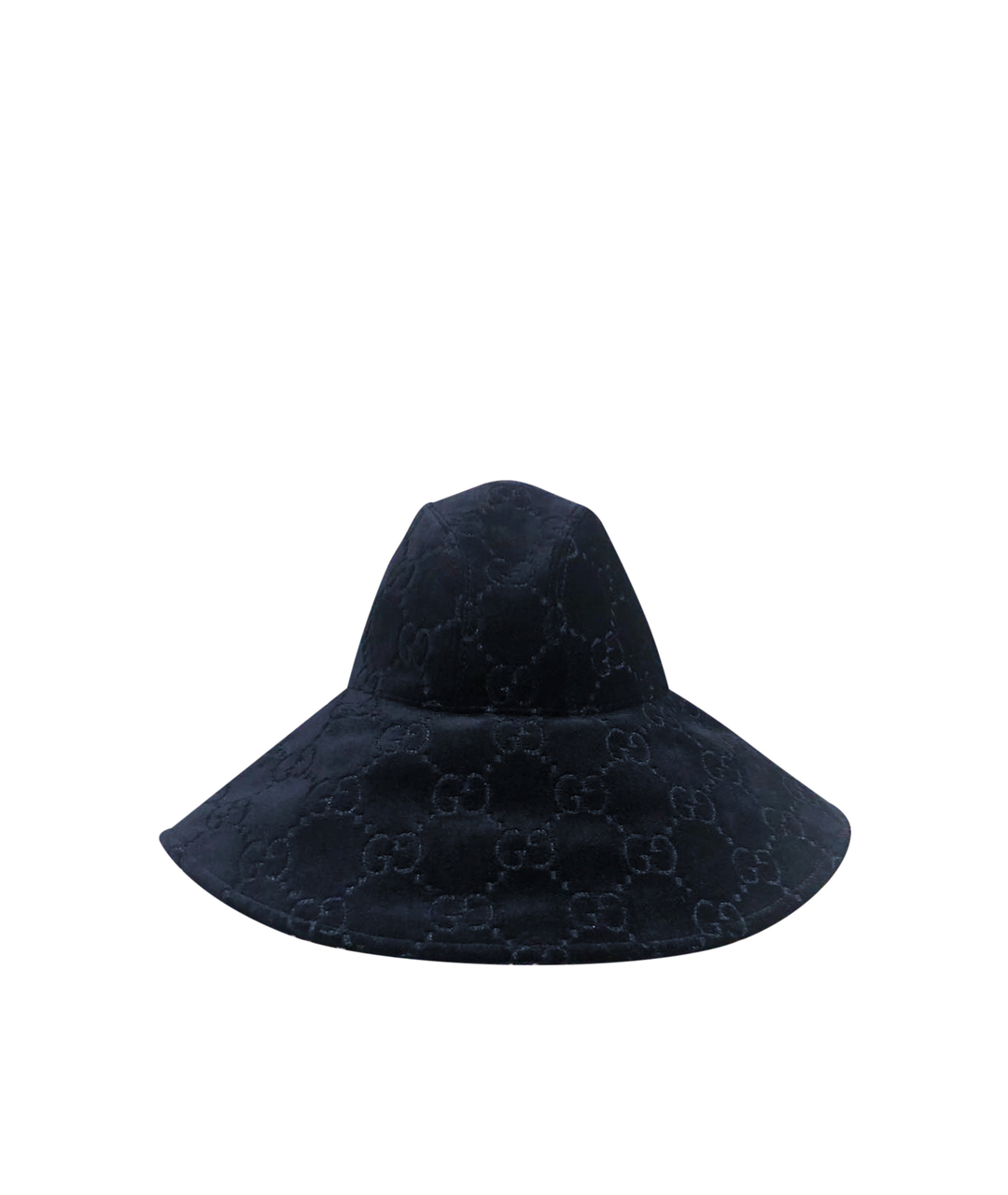 GUCCI Черная бархатная шляпа, фото 1