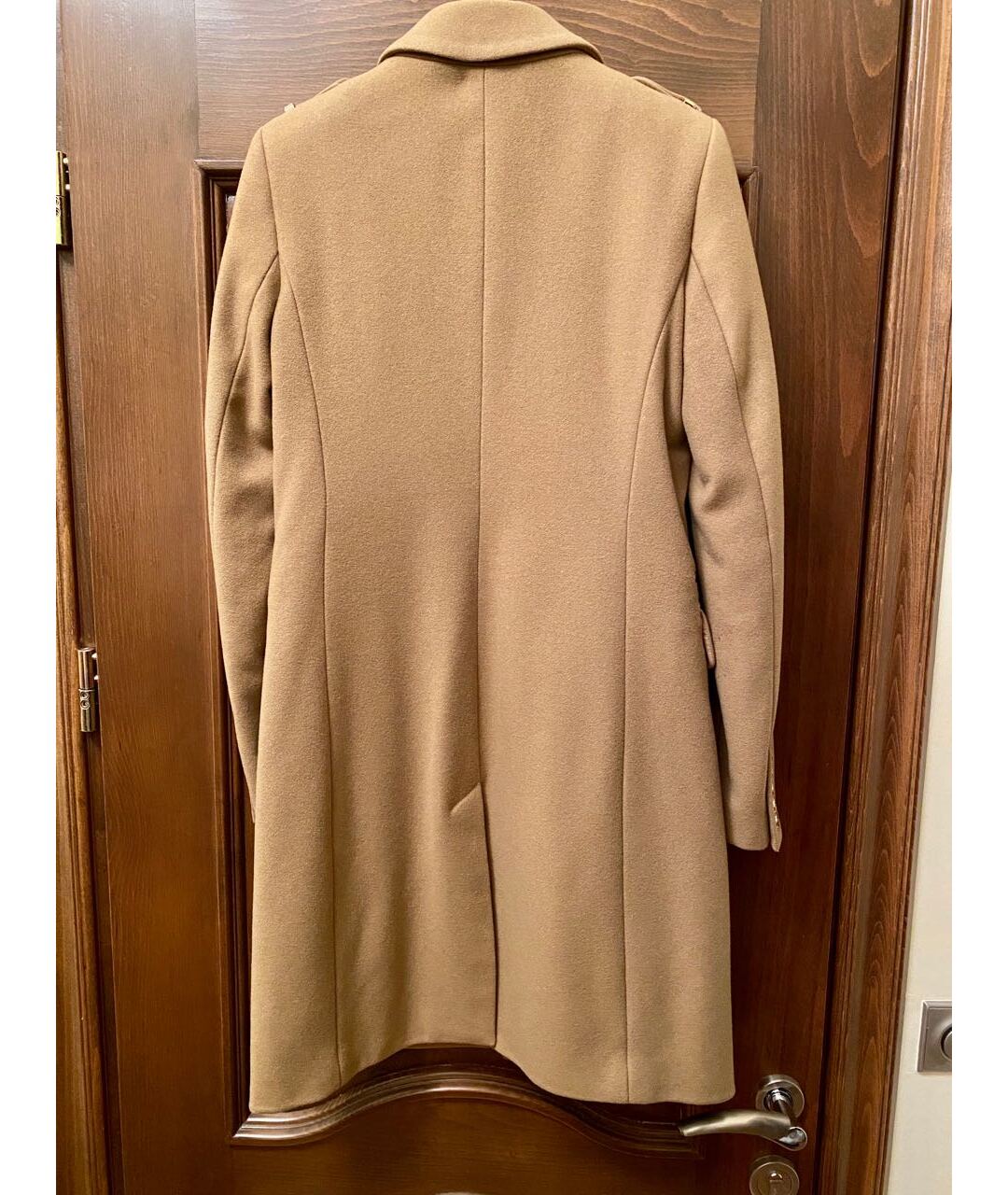 MICHAEL KORS Бежевое шерстяное пальто, фото 2