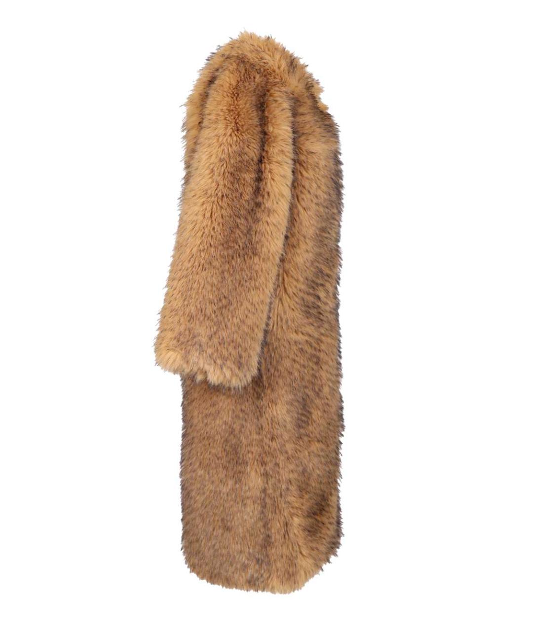 ROTATE Бежевая полиэстеровая шуба, фото 3
