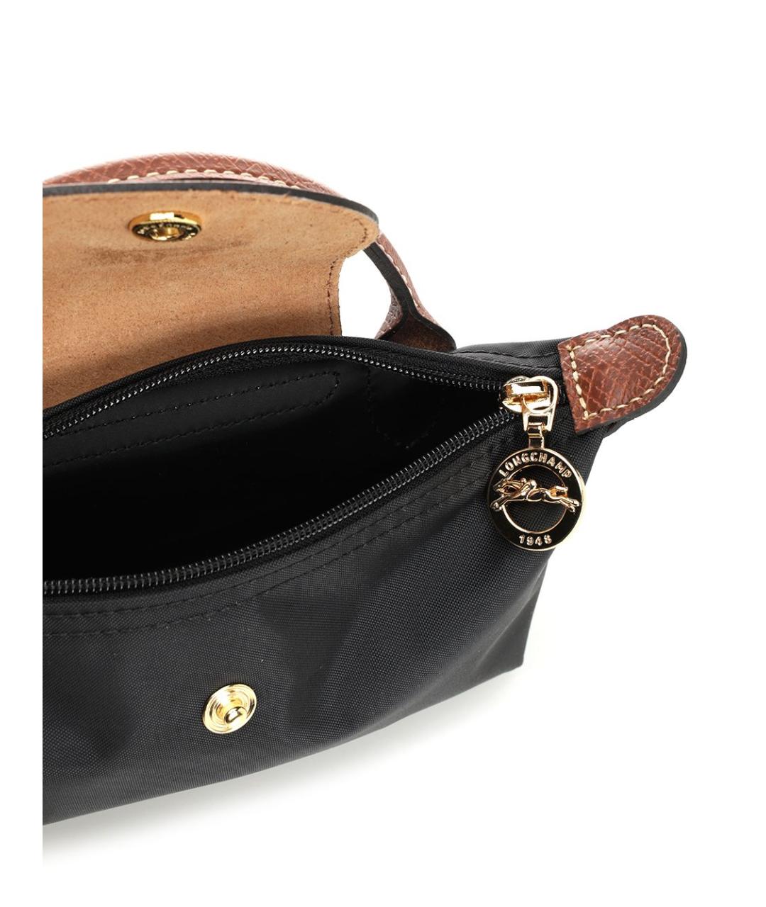 LONGCHAMP Черная синтетическая косметичка, фото 4