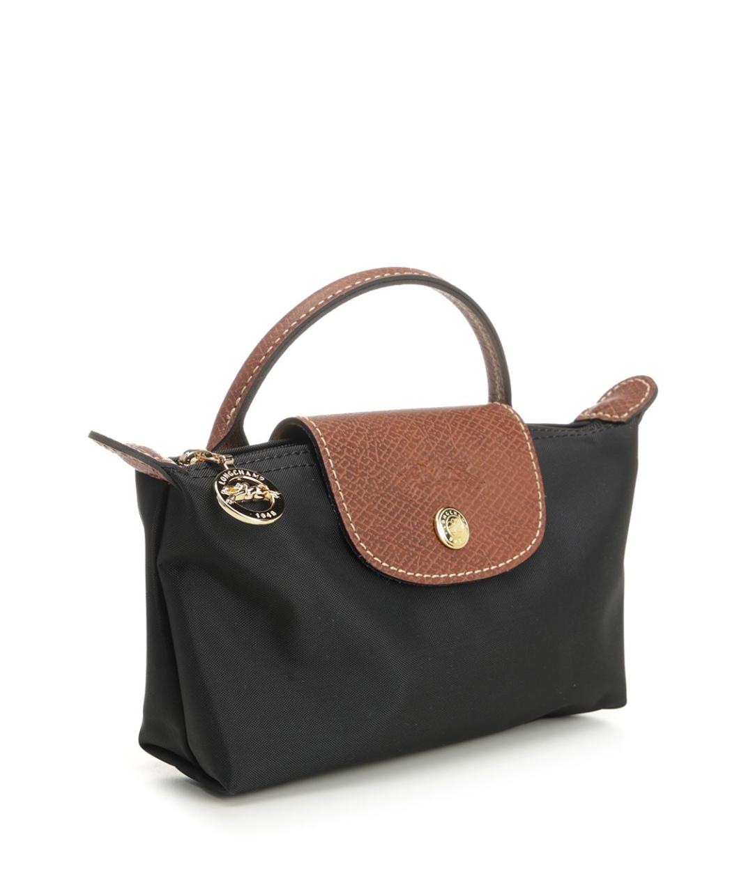 LONGCHAMP Черная синтетическая косметичка, фото 2