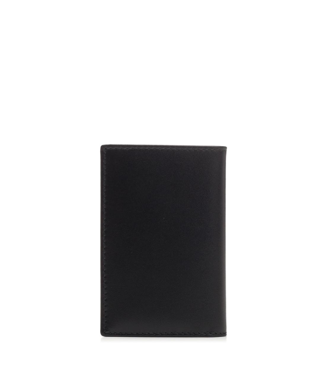 COMME DES GARÇONS WALLET Черный кожаный кошелек, фото 3