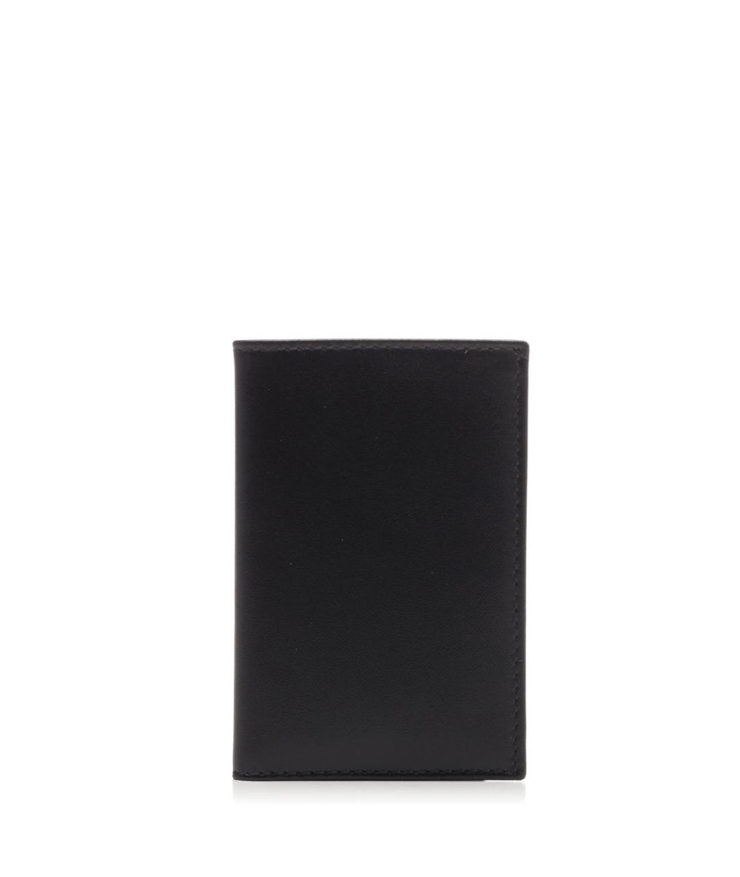 COMME DES GARÇONS WALLET Черный кожаный кошелек, фото 1