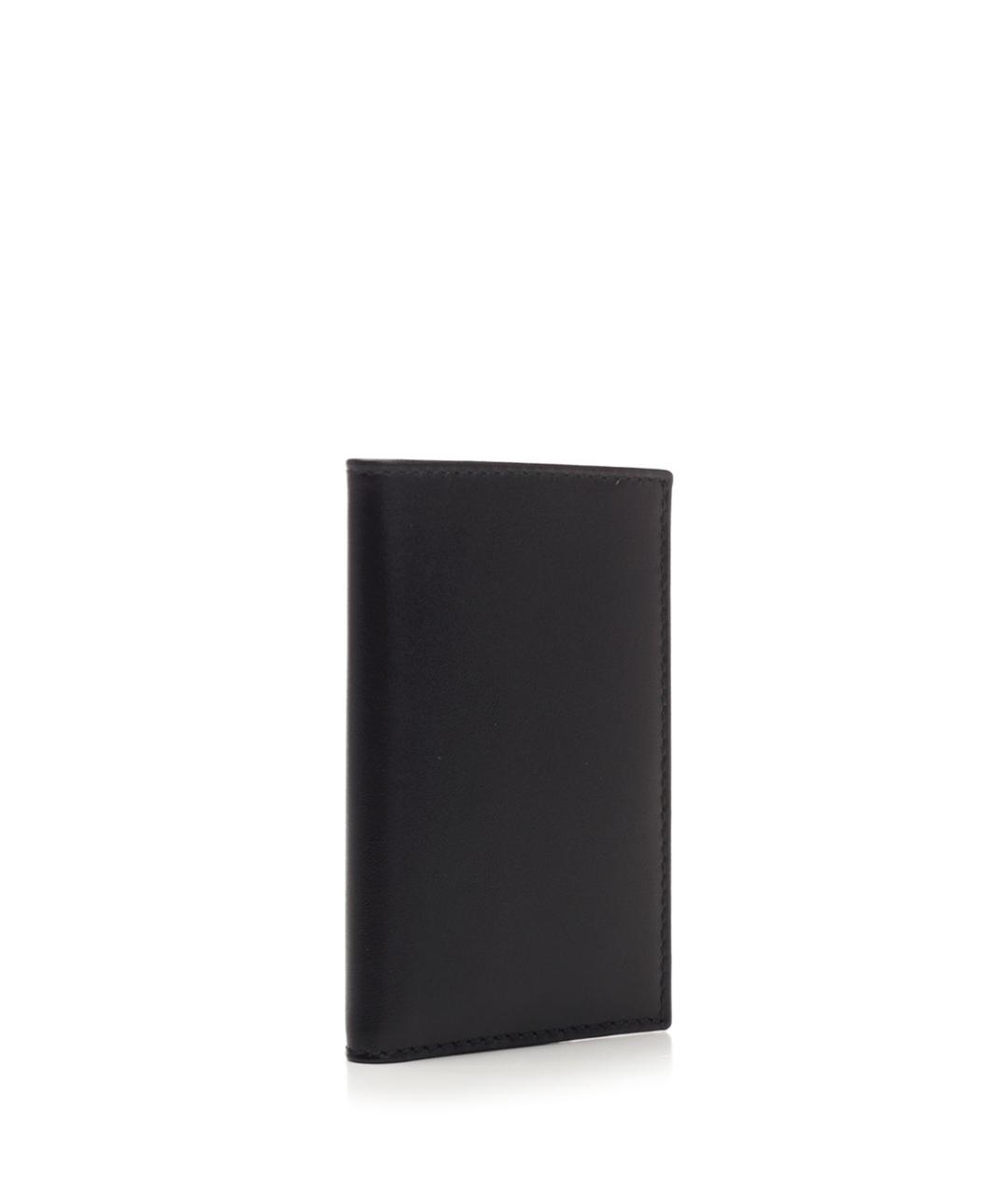 COMME DES GARÇONS WALLET Черный кожаный кошелек, фото 2