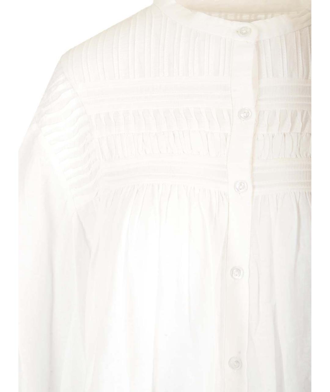 ISABEL MARANT ETOILE Белая хлопковая рубашка, фото 4