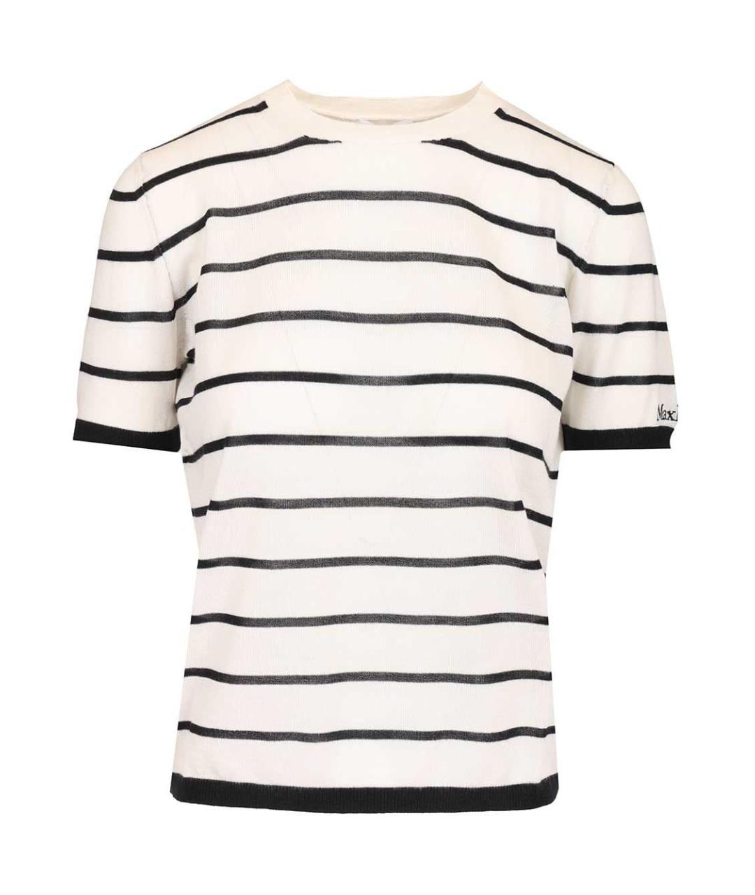 MAX MARA Мульти кашемировая футболка, фото 1