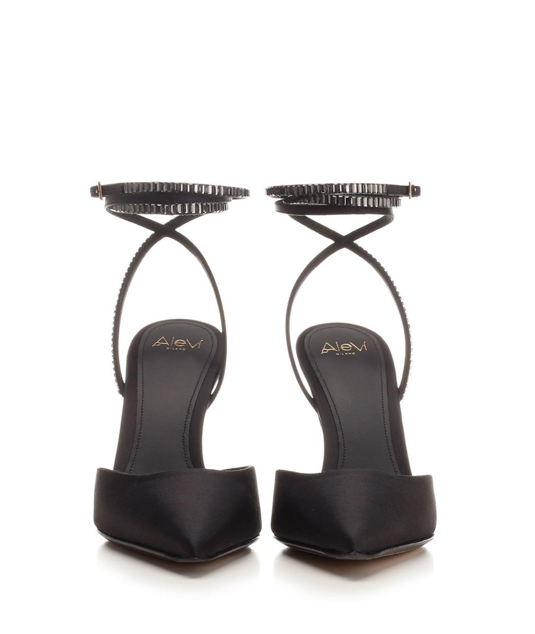 ALEVI Черные текстильные туфли, фото 5