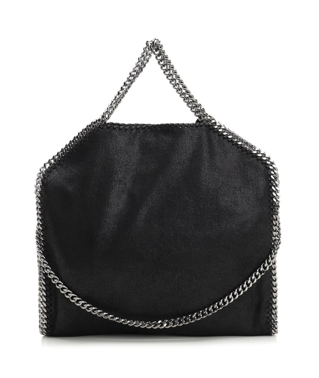 STELLA MCCARTNEY Черная сумка тоут из искусственной кожи, фото 3