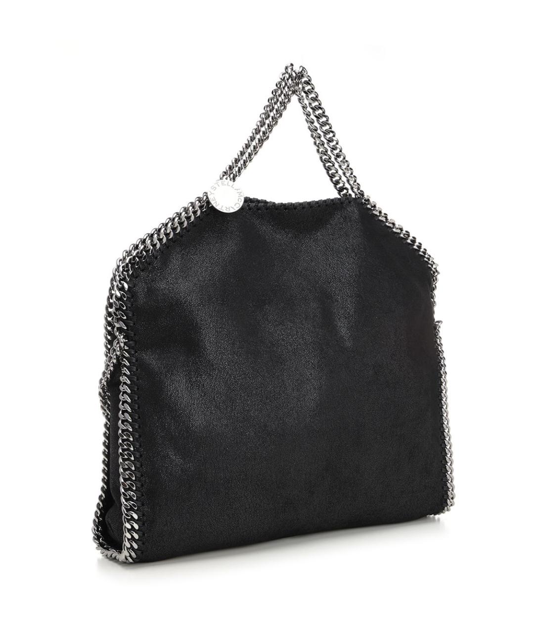 STELLA MCCARTNEY Черная сумка тоут из искусственной кожи, фото 2