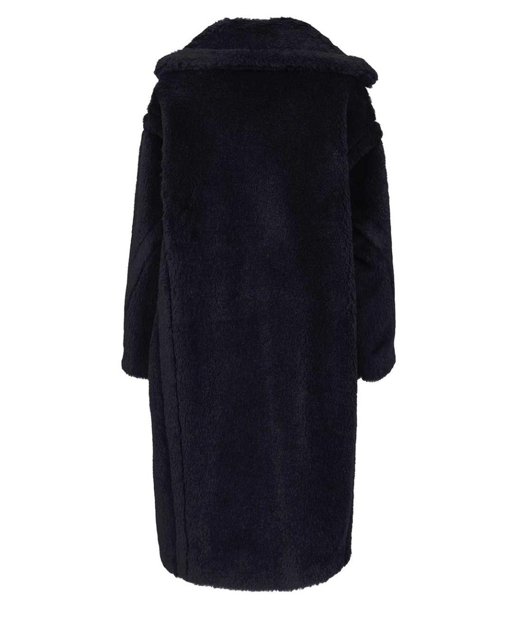 MAX MARA Темно-синее шерстяное пальто, фото 2