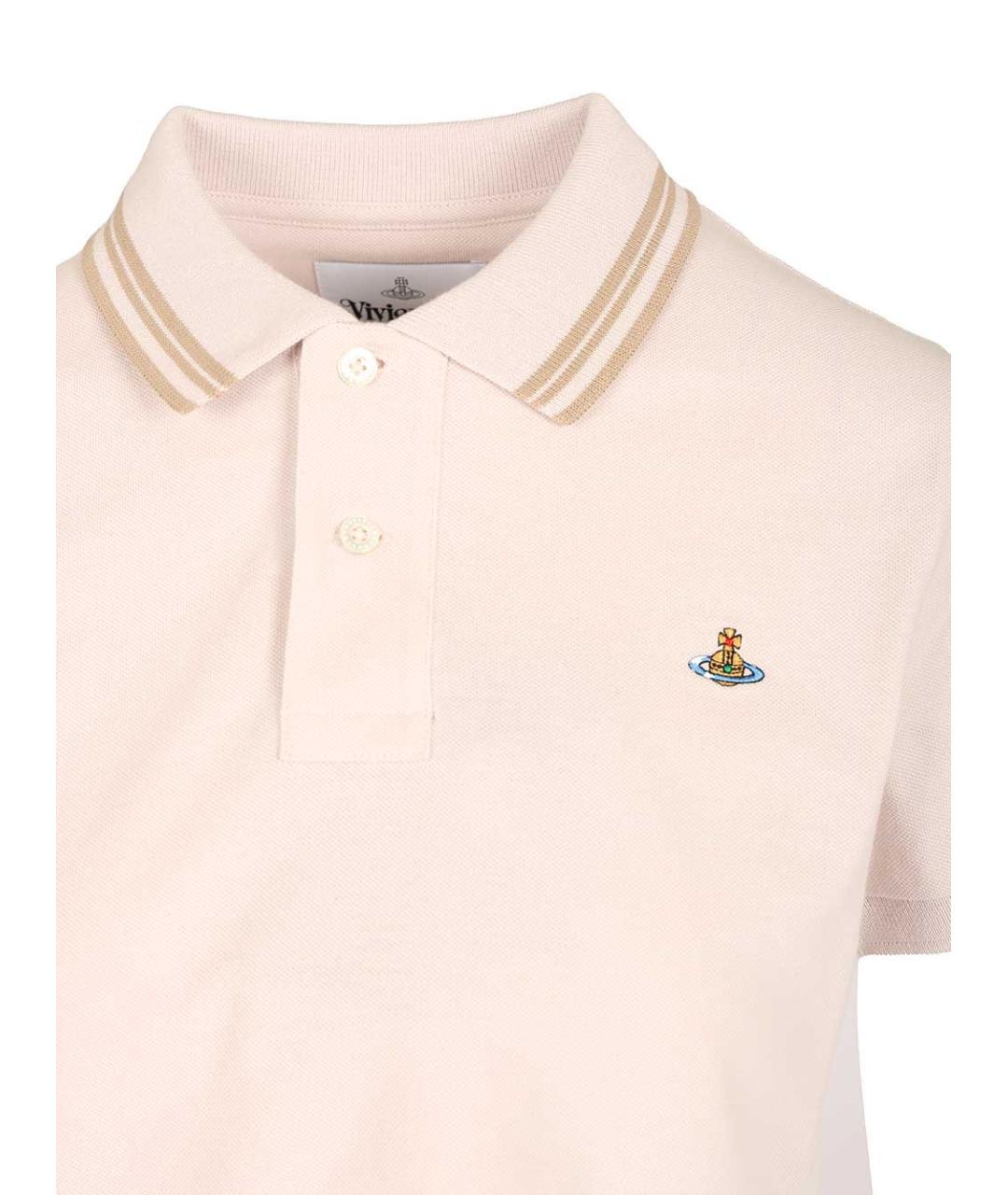 VIVIENNE WESTWOOD Розовая хлопковая футболка, фото 4