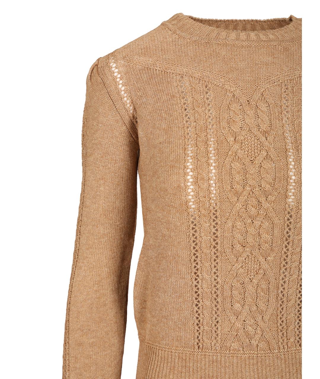 ISABEL MARANT ETOILE Бежевый шерстяной джемпер / свитер, фото 4