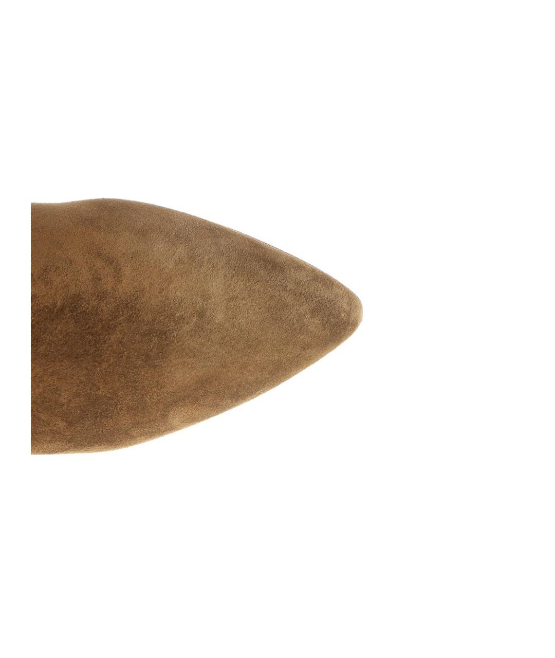 ISABEL MARANT Коричневые замшевые полусапоги, фото 4