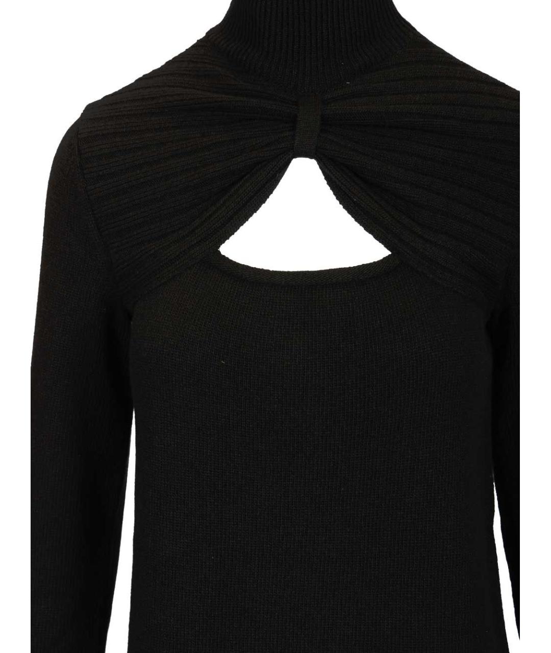 VALENTINO Черный шерстяной джемпер / свитер, фото 5